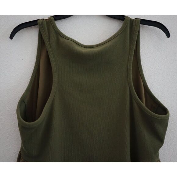 ATHLETA 659329-01 Women's Sz Medium Acacia Olive Green Passenger Tank Top - Picture 3 of 8